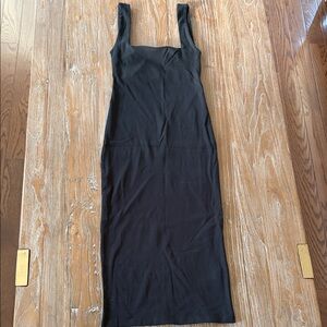 Zara Black Midi Tank Dress